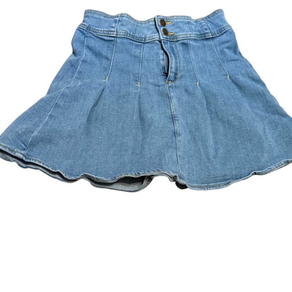 Girls Denim Skirt Size 10 – Colorful Planet Adjustable‎ Waist Jean Skirt